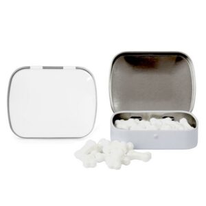 Domed Tin with Bone Shaped Mints