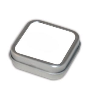 Mini Square Hinge Mint Tin
