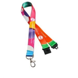 5/8" Dye-Sublimated Lanyard w/ Safety Breakaway Badge Holder