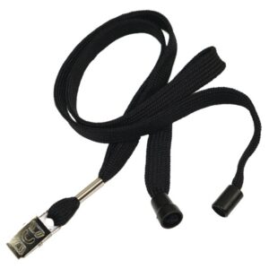 3/8" Flat Blank Lanyard with Safety Breakaway