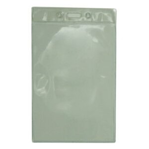 USA made Printed Badge holder - 6 x 4 clear holder