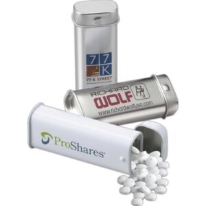 Slimline tin filled with MicroMints®