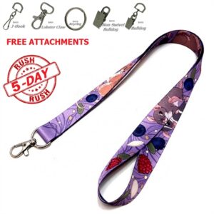 5-Day Rush Dye-Sublimation Lanyard Rush Event Lanyards
