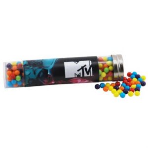 Mini Jawbreakers Candy in a 6 " Plastic Tube with Metal Cap