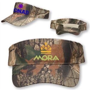 Camouflage Visor w/ Custom Logo Outdoor Polyester Sun Cap