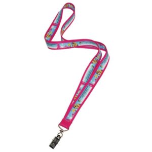 USA made Lanyard - 3/4" Dye-Sublimation w/ Bulldog Clip