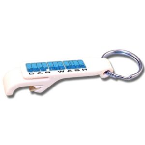 Key tag with bottle opener