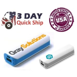 USA Decorated 2200mAh White and Pastel Power Bank