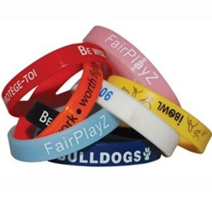 Printed Wristband Silicone Wristbands w/ Custom Imprint