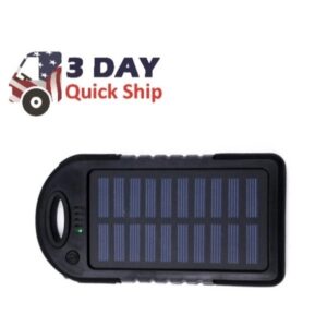 Popular USA made 4000 mAH Solar Power Bank with carabiner