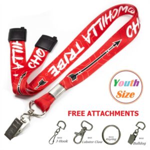 Youth Size USA Made Sublimated Lanyards w/ Safety Breakaway