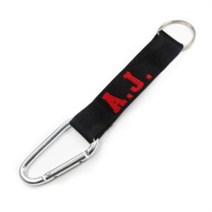Woven Pocket Lanyard 3/4" w/ Custom Logo & Carabiner