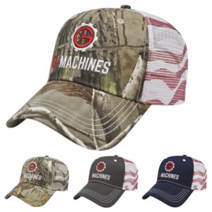 Cap America Flag Mesh Back Cap