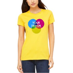 3-PC Low Min Bella+Canvas Full Color Women's Cotton T Shirt