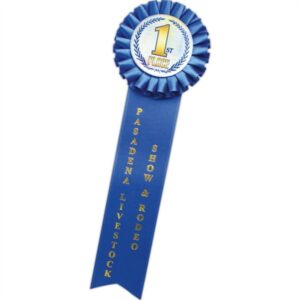 Rosettes with Celluloid Buttons