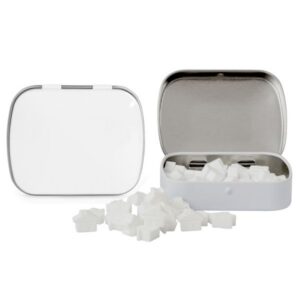 Domed Tin with House Shaped Mints