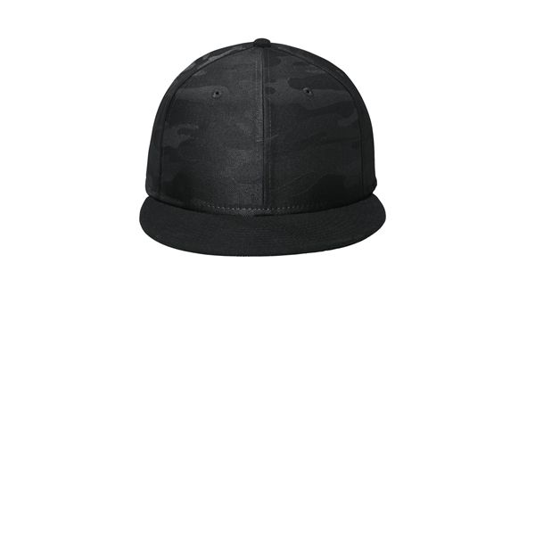 New Era Camo Flat Bill Snapback Cap