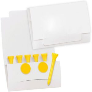 6-2 Golf Tee Packet - Value Pak-2-1/8" Tees