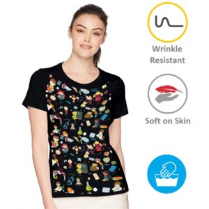 Women's Round Neck T-Shirt w/Edge to Edge Sublimation