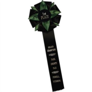 Rosettes with Celluloid Buttons