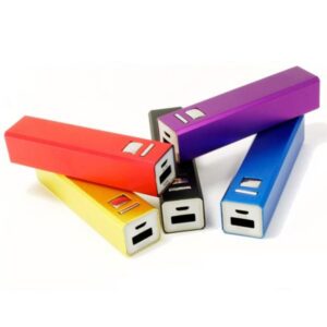 Popular Aluminium Portable Power Banks 2600mAh