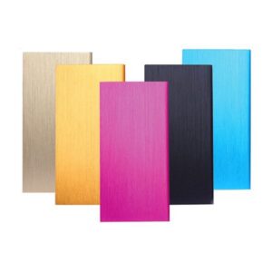 2600mAh Anodized Aluminum Flat Power Bank
