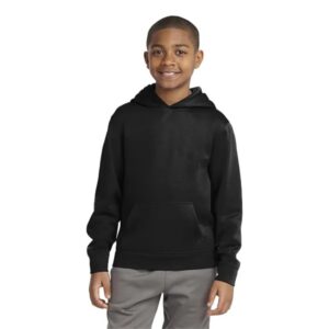 Sport-Tek Youth Sport-Wick Fleece Hooded Pullover.