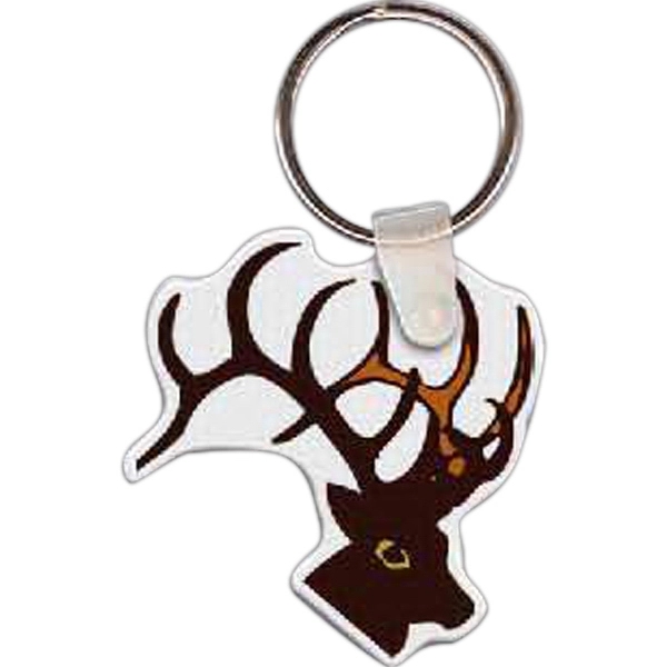 Deer Head Key Tag