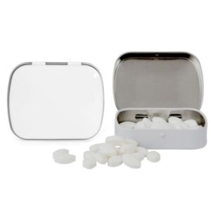 Domed Tin with Football Shaped Mints