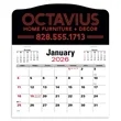 Triumph® Calendars Press-N-Stick Jumbo Header with 3-Mont...