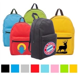 Economy Polyester Backpack w/ Adjustable Webbing Straps