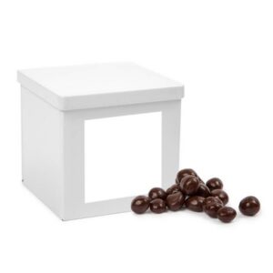 Canister filled with Dark Chocolate Espresso Beans