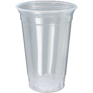 20 oz. Soft Sided Clear Plastic Cup